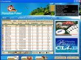 liste des tournois sur Paradise Poker